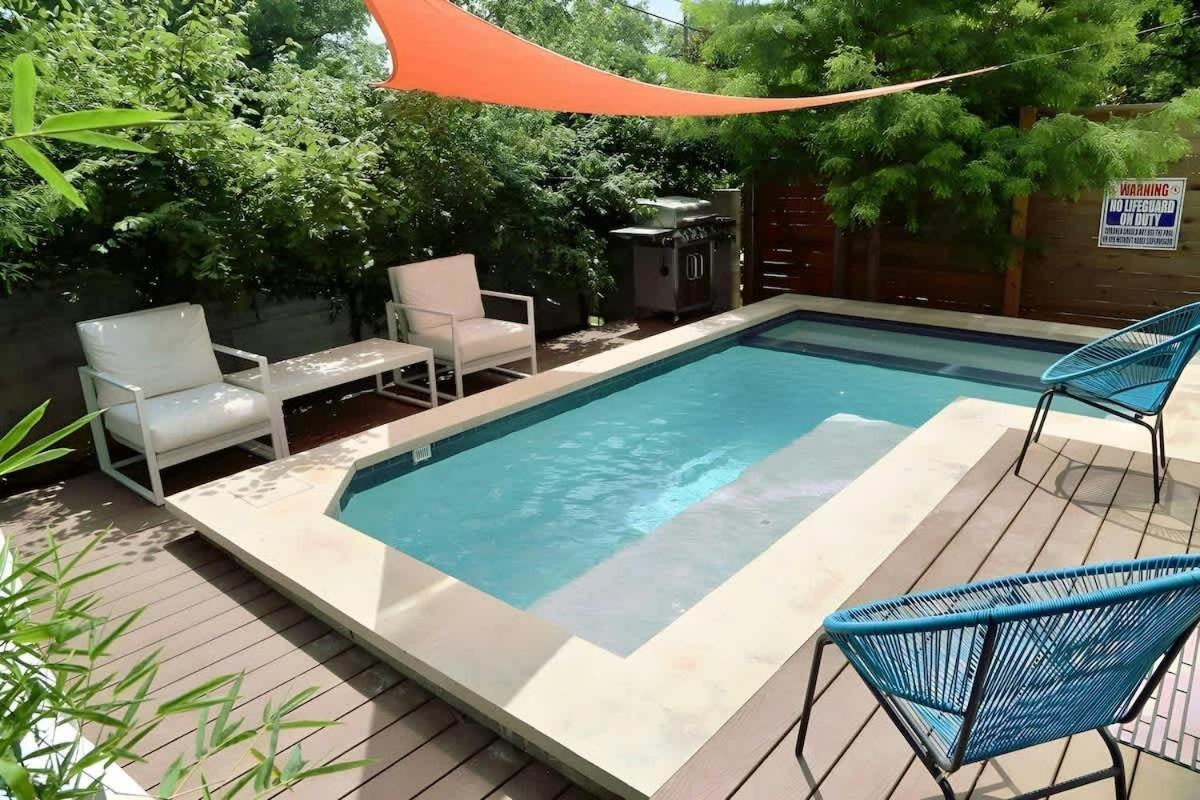Stunning Modern Home W Pool & Hot Tub In Dt Austin Exterior photo